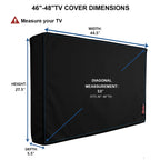 iBirdie Outdoor TV Cover 52 to 55 inch Weatherproof and Waterproof