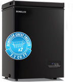 DEMULLER 3.2 CU.FT Small Deep Freezer with Electronic Panel Black