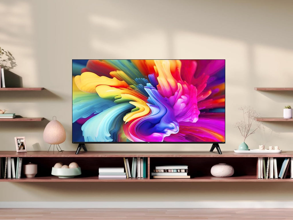 TCL 32SF560-UK 32 Inch Full HD QLED HDR Smart TV with Fire TV Press & Ask Alexa, Metallic Bezel-Less Design