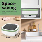 Portable Washing Machine, 20L Foldable Washer with Spin Basket, Upgraded 3 Modes Deep Cleaning for Baby Clothes, Underwear & Socks, fit for Hotel, Travel, Camping, Apartment & Dorm