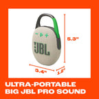 JBL Clip 5 - Ultra-Portable Waterproof Speaker - Sand