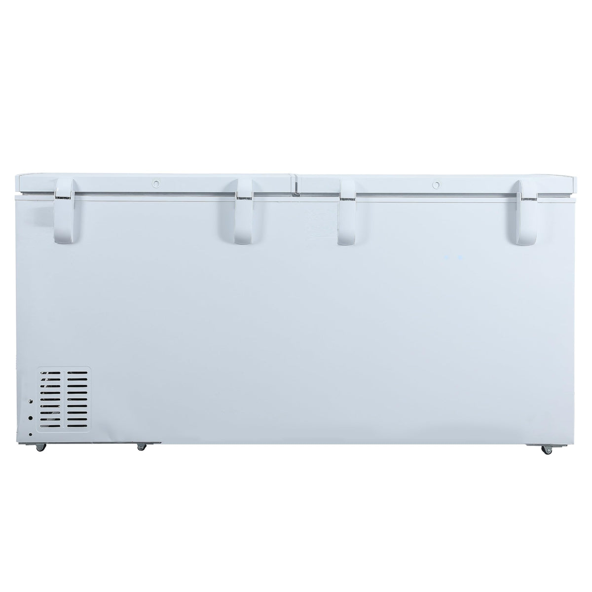 Hamilton Beach 17 cu ft Chest Deep Freezer - White, GARAGE READY Food for Large Family, Storage Basket, Space-Saving Flat Back, Stay-Open Lid, Front-Access Drain, for Basement, Laundry Room, Cottage