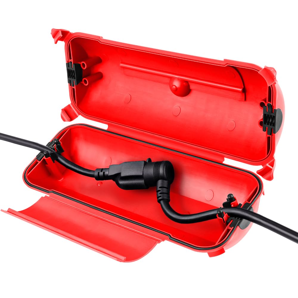 [3 Pack] Flemoon Outdoor Extension Cord Safety Cover with Waterproof Seal