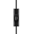 Amazon Basics Wired Earbuds with Microphone, In-Ear Headphones, 3.5mm Jack, High Definition Sound, Secure Fit, 4.2 ft Cable, S/M/L Ear Tips, Black