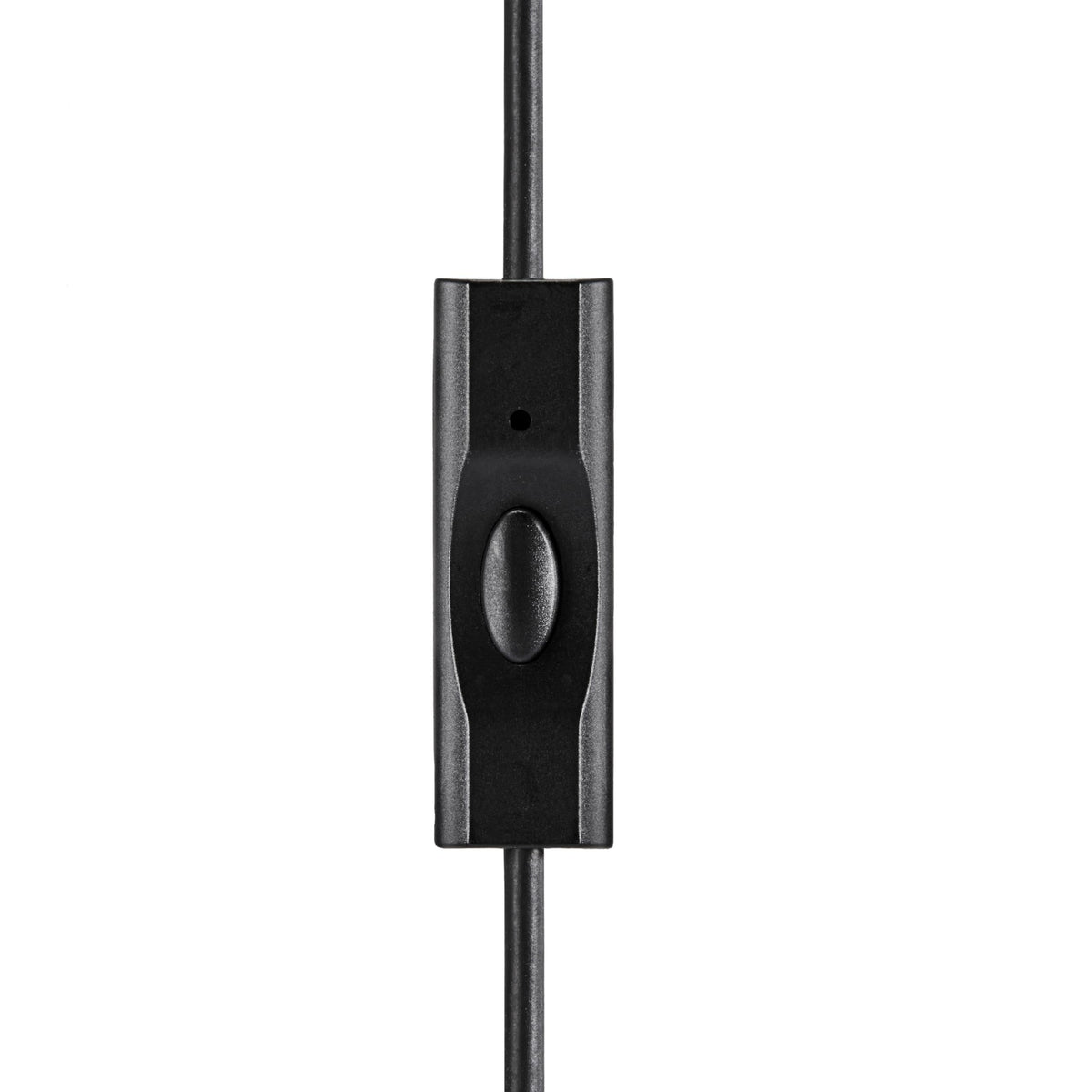 Amazon Basics Wired Earbuds with Microphone, In-Ear Headphones, 3.5mm Jack, High Definition Sound, Secure Fit, 4.2 ft Cable, S/M/L Ear Tips, Black