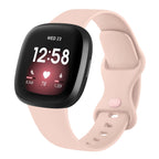 AK Straps for Fitbit Sense 2/Fitbit Sense/Fitbit Versa 4/Fitbit Versa 3 Straps for Women Men,Silicone Sport Classic Soft Replacement Straps Compatible with Fitbit Versa 3/Versa 4/Sense/Sense 2
