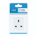 STATUS 3 Way Multi Plug Adaptor, White