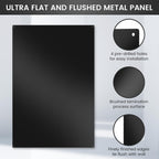 12"x29.5" Stainless Steel Backsplash - Ultra Flat & Easy to Clean, Protect Wall from Splash & Stain - Kitchen Stove Backsplash Panel for Oven & Range Hood with Pre-Drilled Holes