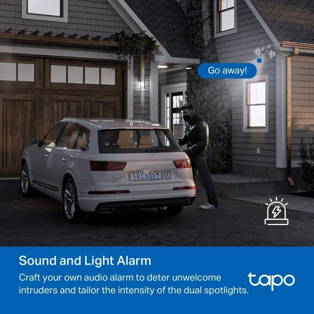 Tapo TC46 4K 8MP Pan/Tilt Outdoor Security Camera CCTV Camera