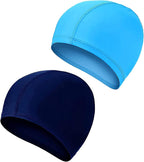 2 Swimming Caps for Kids Girls Boys Adult Light Swimming Cap Swim Hats Kid