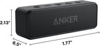 Anker soundcore 2 Portable Bluetooth Speaker, 24-Hour Playtime, IPX7