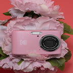 KODAK PIXPRO FZ45 16MP Compact Digital Camera, 4X Optical Zoom, AA, Black