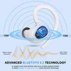 Wireless Earbuds Sports, 75Hrs Bluetooth 5.4 Headphones, Bass Hi-Fi Stereo