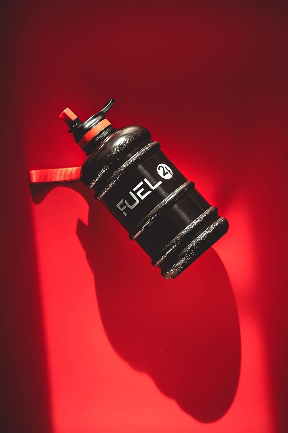 Fuel24 Jug - 2.2 Litre Water Bottle - Extra Strong Flex Material - Drop Proof, Pop or Straw Cap Options - 2.2L Large Gym Sports Bottle, BPA FREE