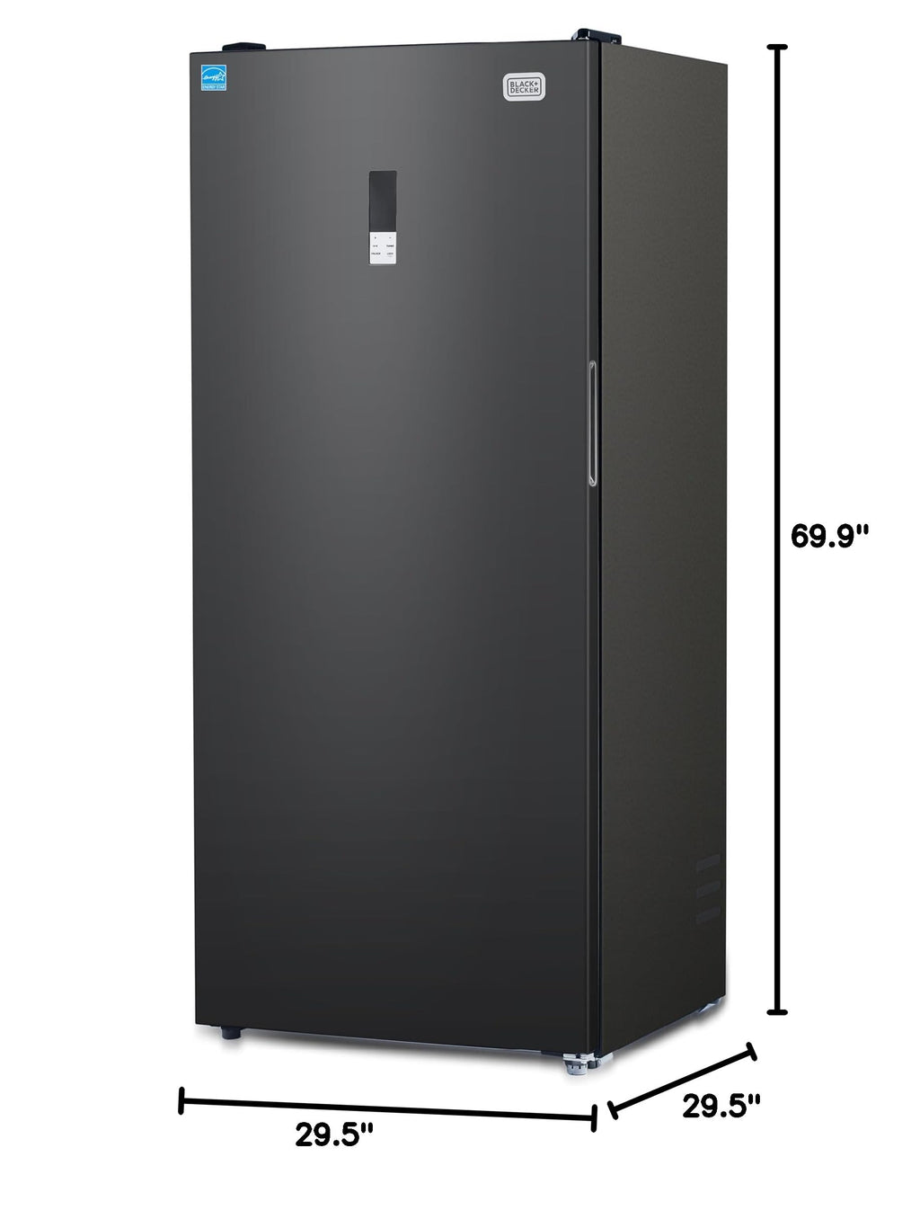 BLACK+DECKER 18.1 Cu. Ft. Top Mount Refrigerator with Ice Maker, BR1810HIMB