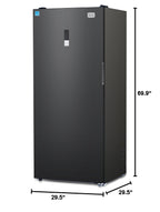 BLACK+DECKER 18.1 Cu. Ft. Top Mount Refrigerator with Ice Maker, BR1810HIMB
