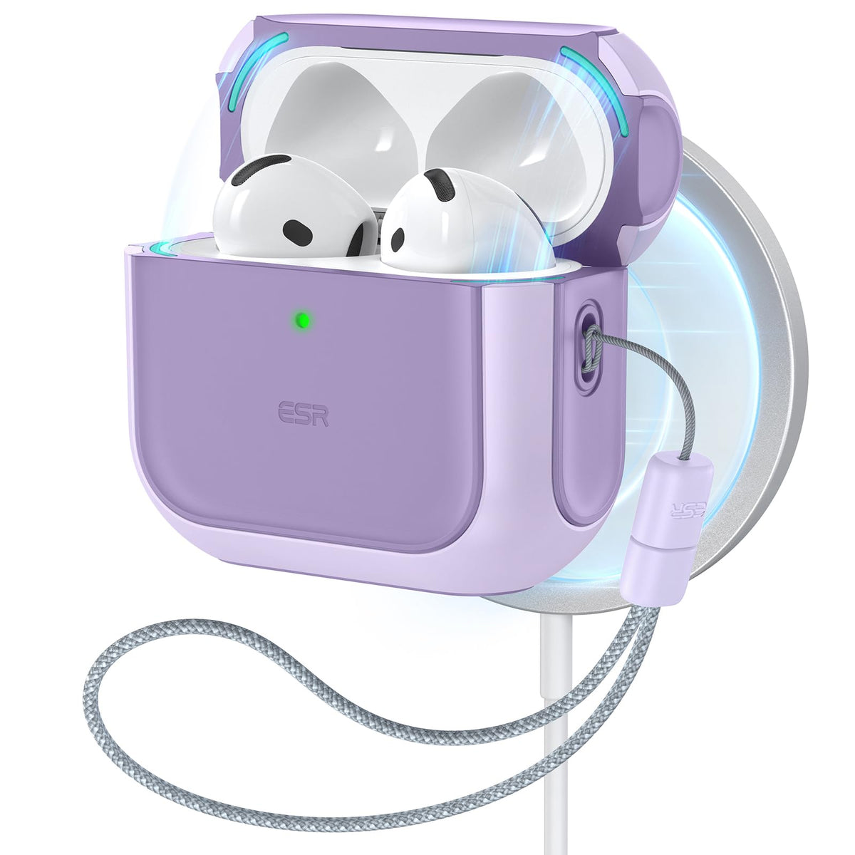 ESR for AirPods Pro 3 Case, Compatible with MagSafes, Purple