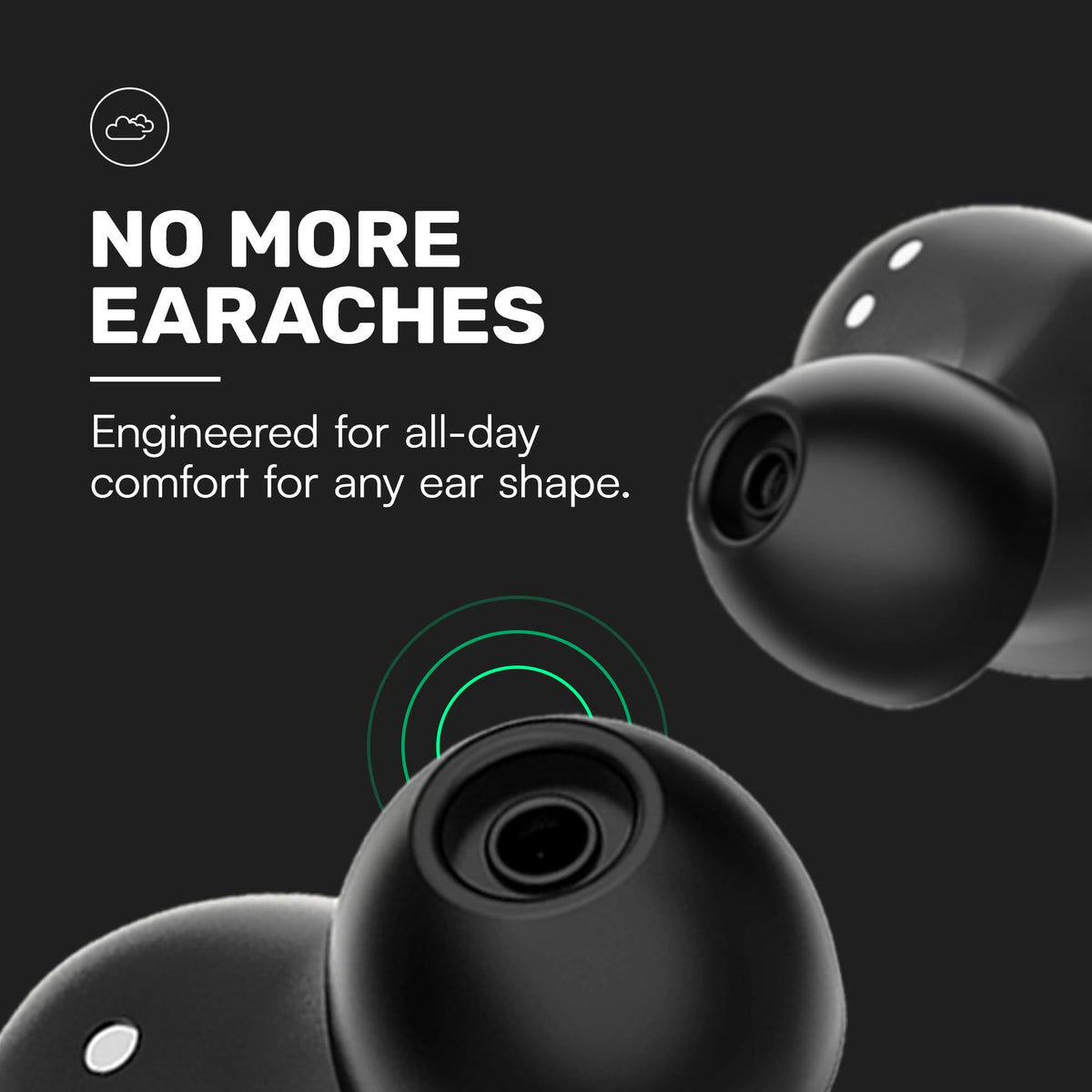 Raycon Everyday Bluetooth Wireless Earbuds with Microphone - Active Noise Cancelling, Sweat & Water-Resistant Earphones, Ear Buds Wireless Bluetooth (Mint)