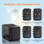 Bigfish Universal Travel Adapter, Travel Plug Adapter Worldwide