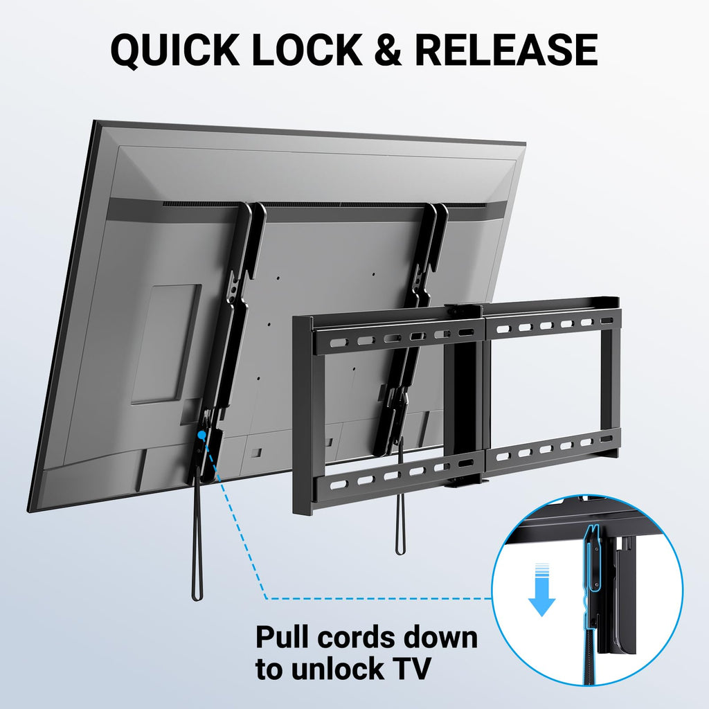 PERLESMITH Tilting TV Wall Mount for 23–60 inch TVs up to 115 lbs