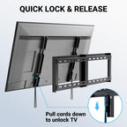 PERLESMITH Tilting TV Wall Mount for 23–60 inch TVs up to 115 lbs