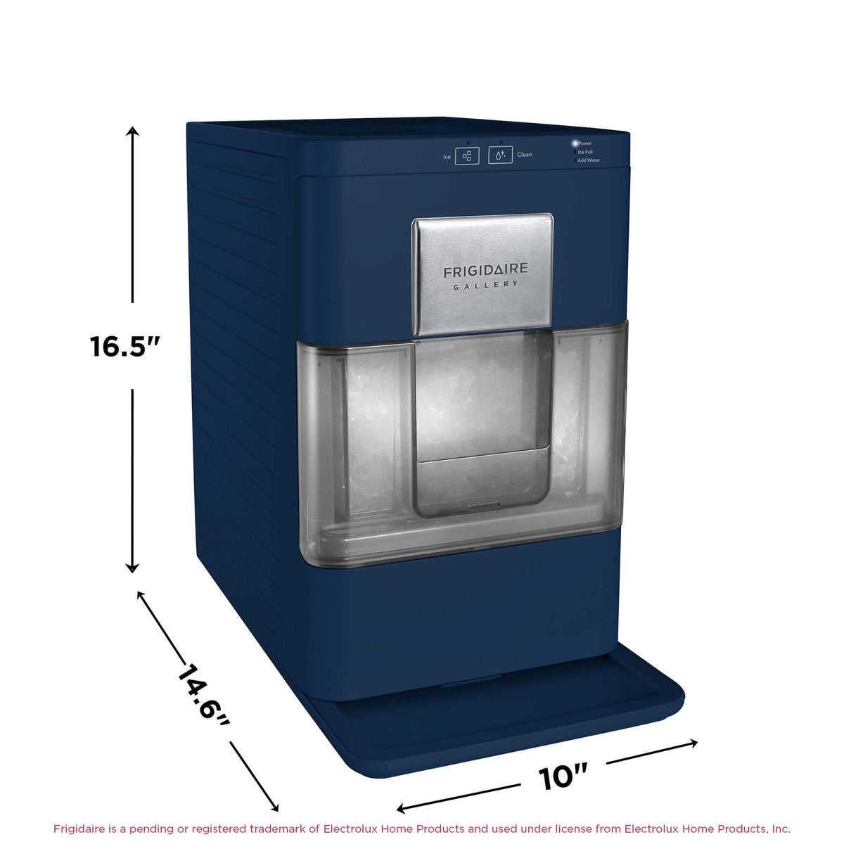Frigidaire, 26 lb per day, Countertop Bullet Ice Maker, Stainless Steel