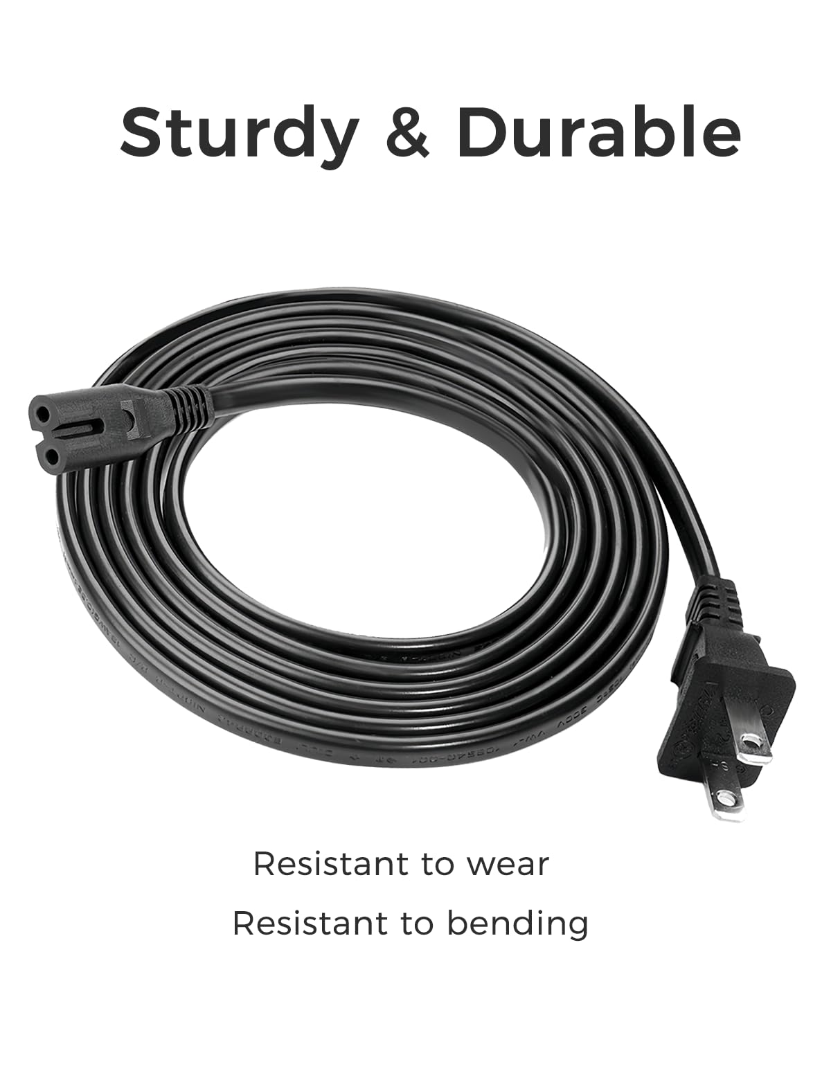 TPLTECH Power Cord for Xbox Series S/X, Xbox One S/X, PS5/PS4/PS3 Slim