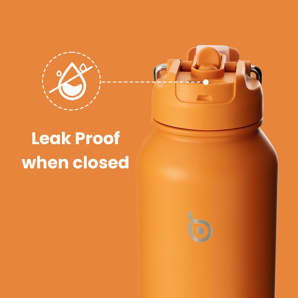 BOTTLE BOTTLE Stainless Steel Bottle with Straw and Pill Box