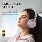Soundcore Anker Space 2 Bluetooth 6.1 Over-Ear Headphones, Travel-Ready