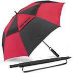 NINEMAX Large Golf Umbrella Windproof Strong 54/62/68 Inch,Extra Big Golf Umbrellas Automatic Open Double Canopy for Gents Women