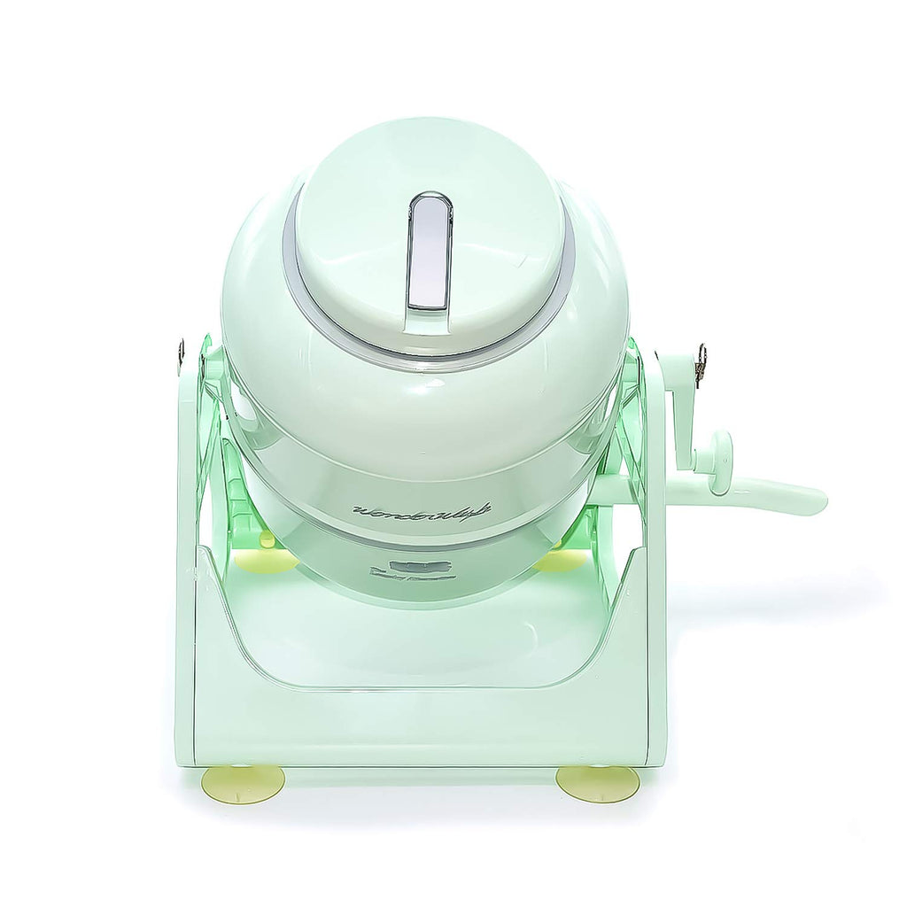 WonderWash Portable Washing Machine for Apartment & Tiny Spaces - Manual Hand Clothes Washer with Retro Design - Clean Laundry Anywhere with Our Countertop, Non-Electric, Small Washer - Blue