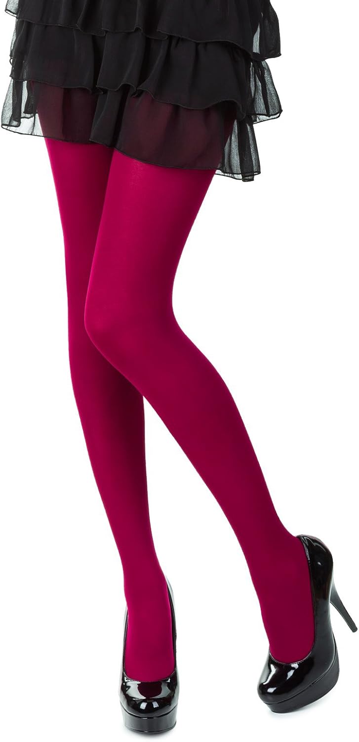SENTELEGRI Colourful Opaque 40 Denier Tights, 23 Colours, Sizes S-XL