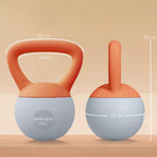 SPORTNOW 4/6/8/10/12kg Soft Kettlebell with Non Slip Handle Grey