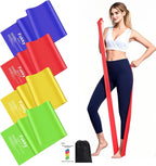 Fokky 2M Resistance Bands, Exercise Band with 4 Different Resistance Levels