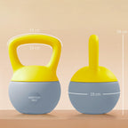 SPORTNOW 4/6/8/10/12kg Soft Kettlebell with Non Slip Handle Grey