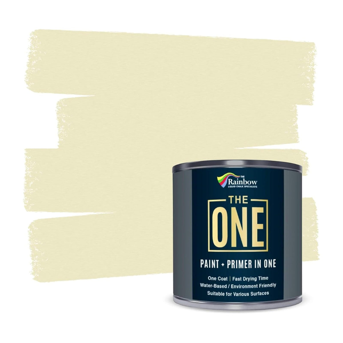 The ONE All-In-One Paint & Primer - Deep Red Satin, 2.5 L | Multi-Surface 1 Coat Formula | Easy Indoor & Outdoor Decorating for Home & Garden Walls, Floors & Furniture | Durable, Water-Based & Low VOC