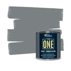 The ONE All-In-One Paint & Primer - Deep Red Satin, 2.5 L | Multi-Surface 1 Coat Formula | Easy Indoor & Outdoor Decorating for Home & Garden Walls, Floors & Furniture | Durable, Water-Based & Low VOC