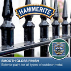 ICI Hammerite 5092824 Direct to Rust Metal Paint - Smooth Red Finish 750ML