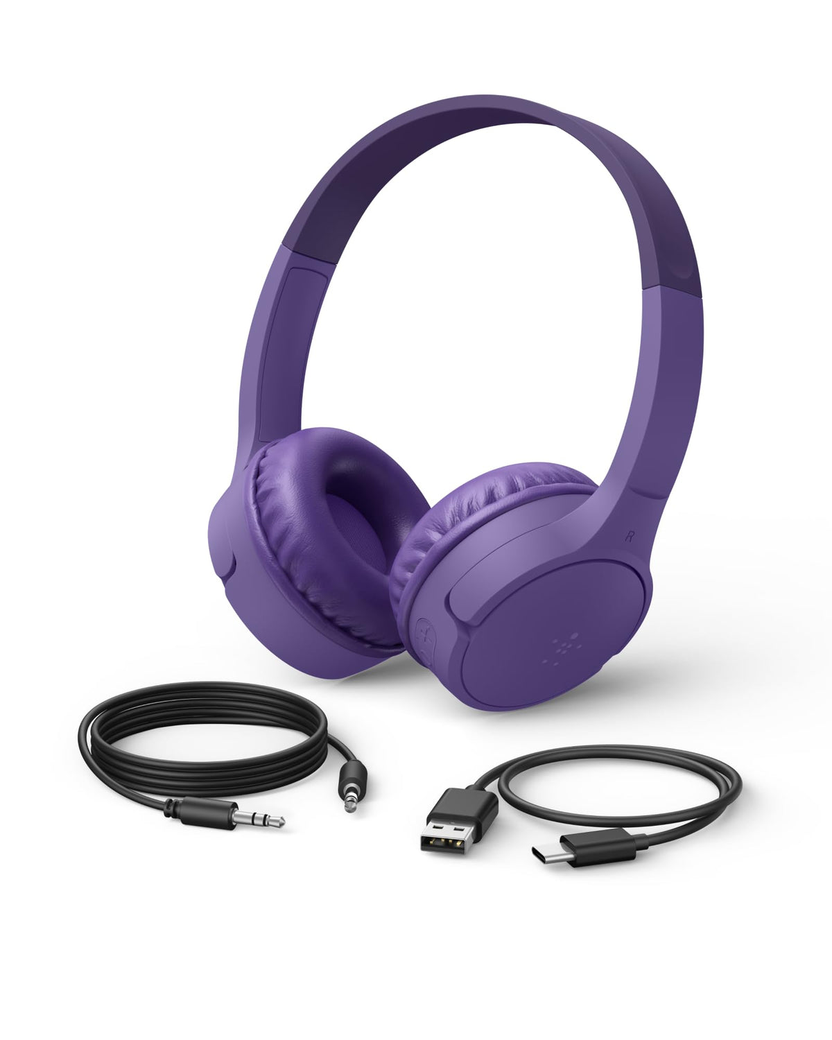 Belkin SoundForm Mini Kids Headphones, Wireless & Wired, 30H Playtime, Case