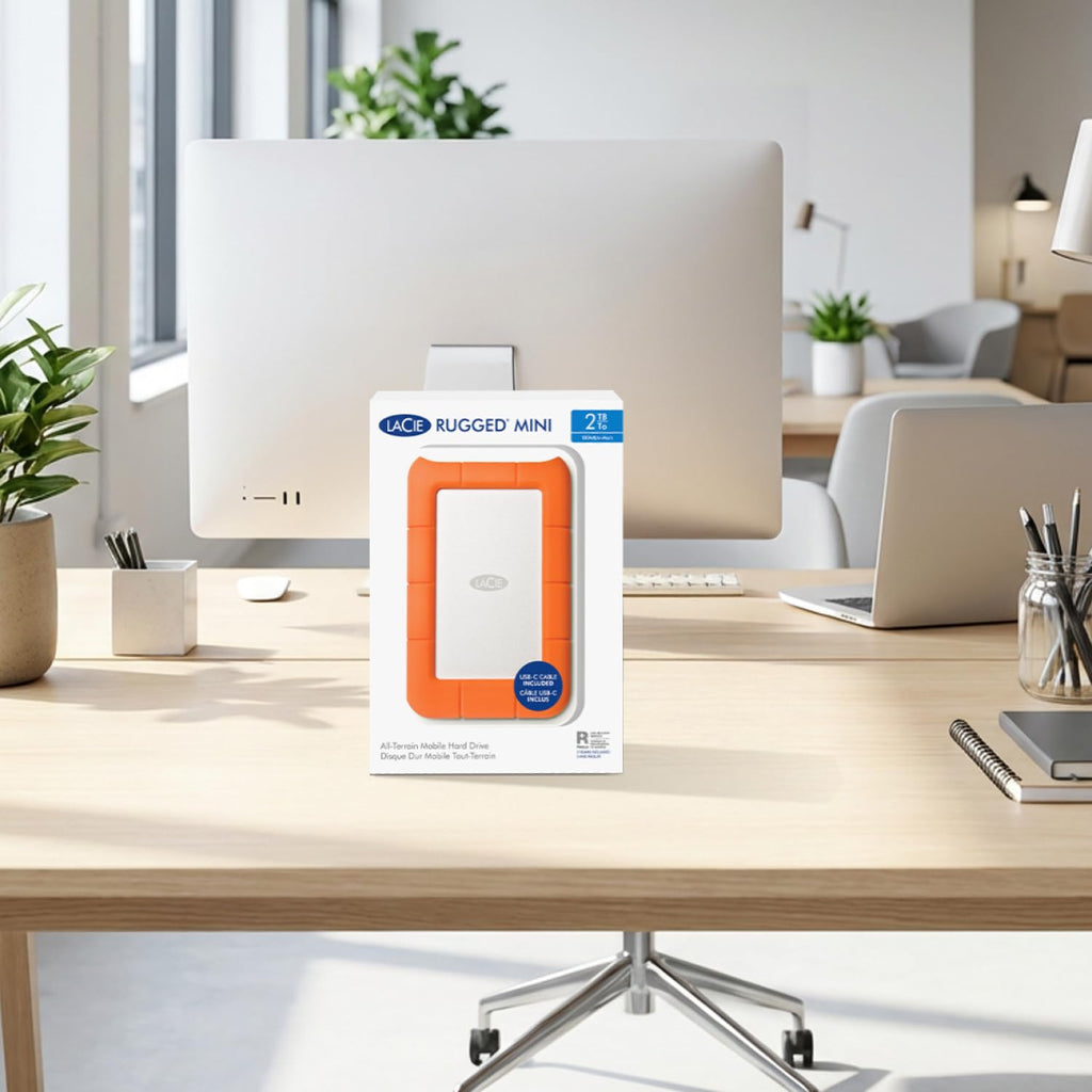 LaCie 5TB Rugged Portable Hard Drive | USB-C (STFR5000800)