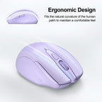 TECKNET Bluetooth Mouse, Wireless Mouse Rechargeable