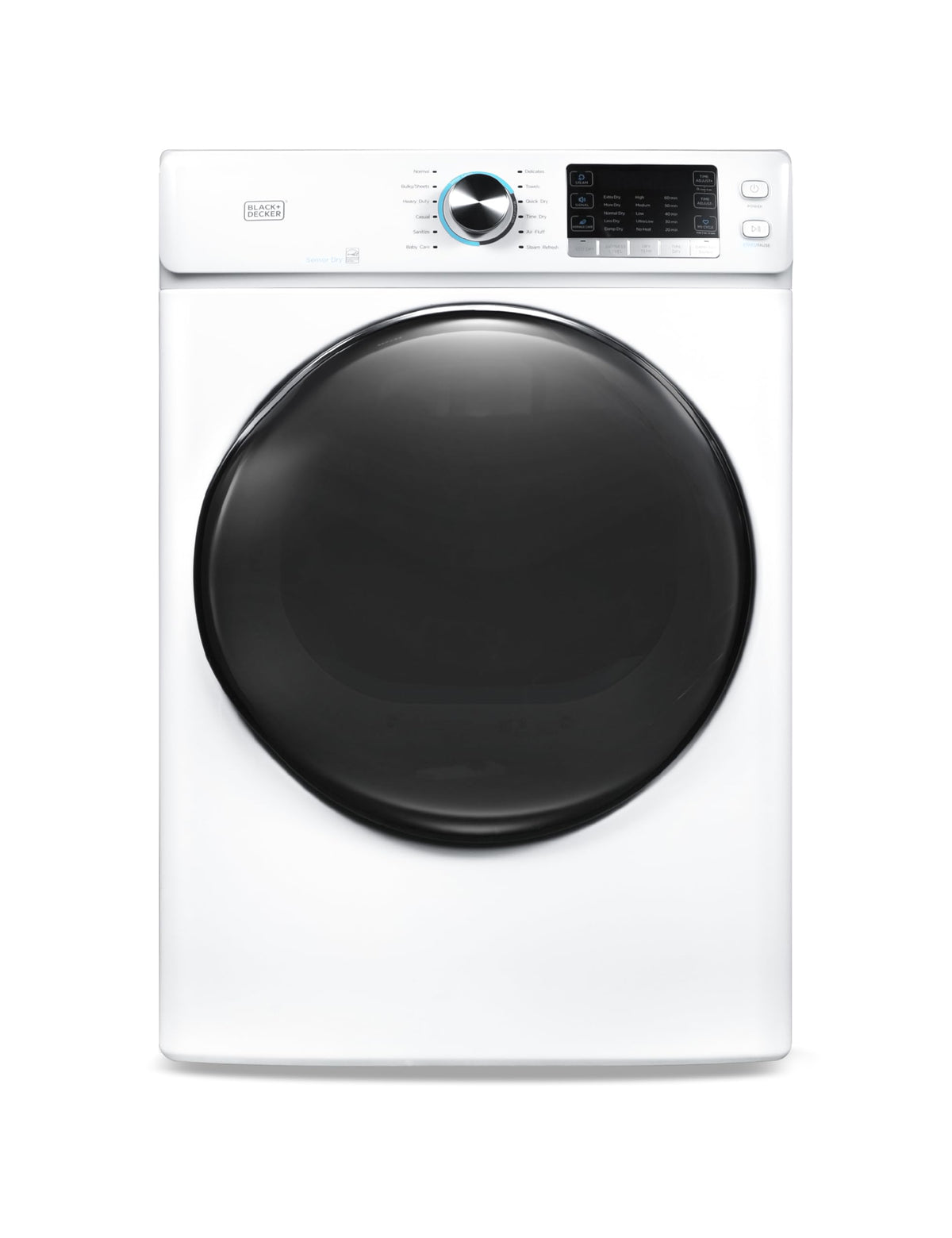 BLACK+DECKER 2.65 Cu. Ft. Portable Dryer, 8.8 lb. Capacity, BCED26, White