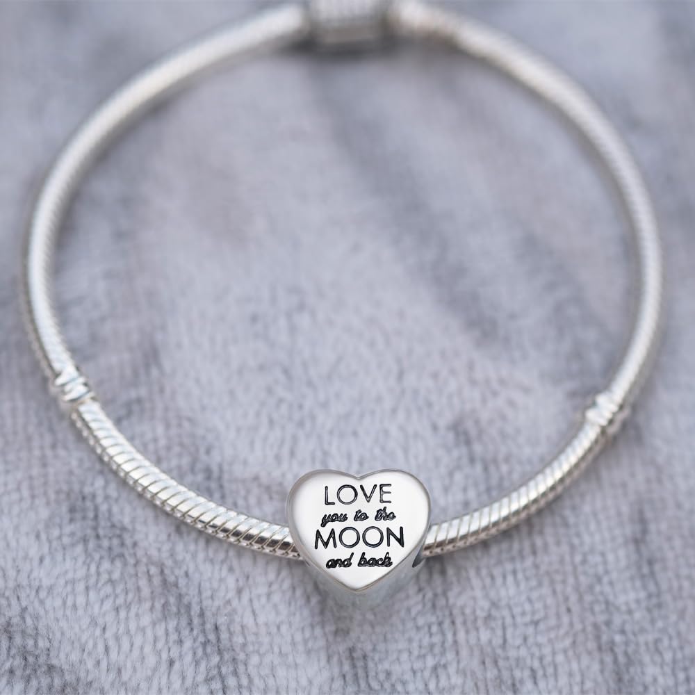 2Burned Custom Personalised Stainless Steel 316 Love Heart Photo Charm