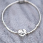 2Burned Custom Personalised Stainless Steel 316 Love Heart Photo Charm