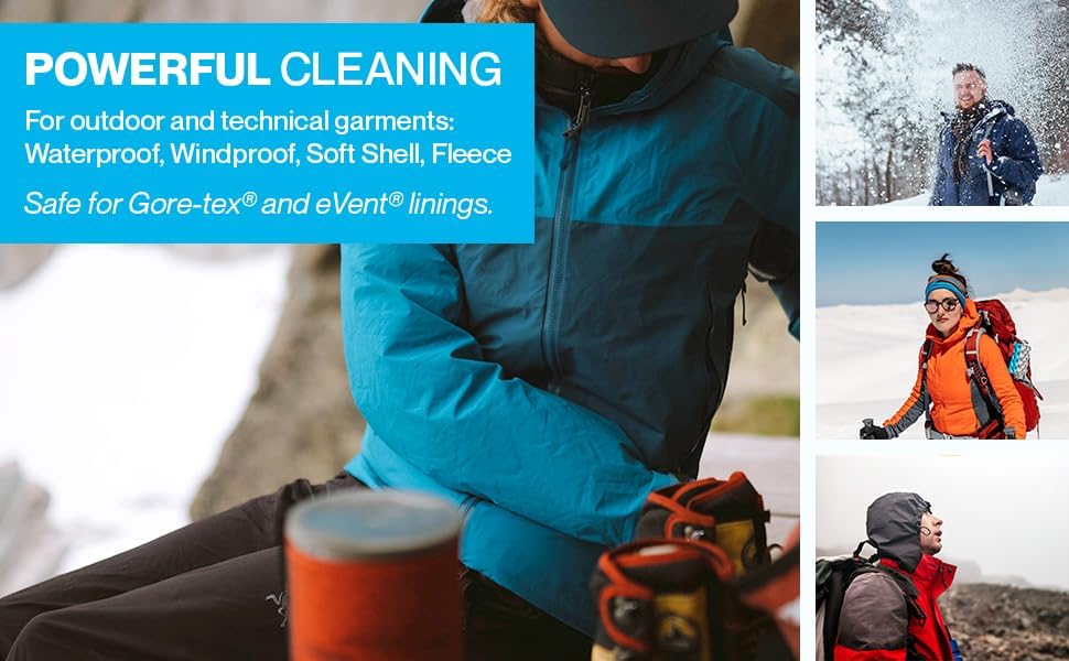 Grangers Wash + Repel Clothing 2 in 1 | 300ml | Powerful Cleaning Combined & Durable Water-Repellency For All Waterproof Jackets & Trousers