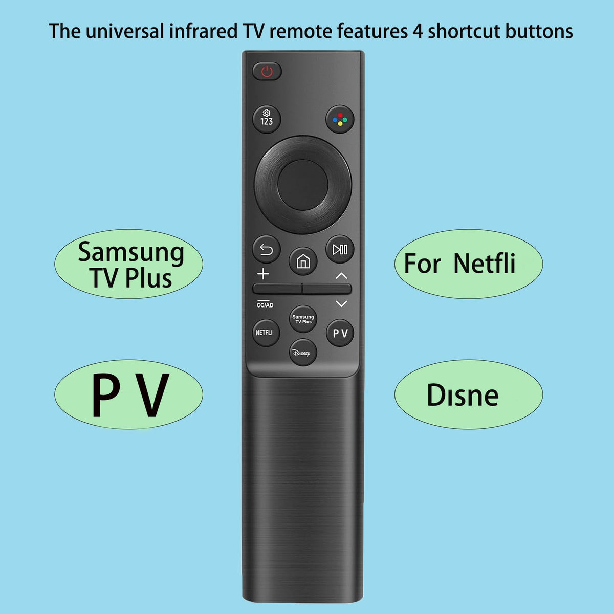 EONCHARM Universal Remote Control for All Samsung TV Compatible with All Samsung LCD LED HDTV 3D Smart TVs Models