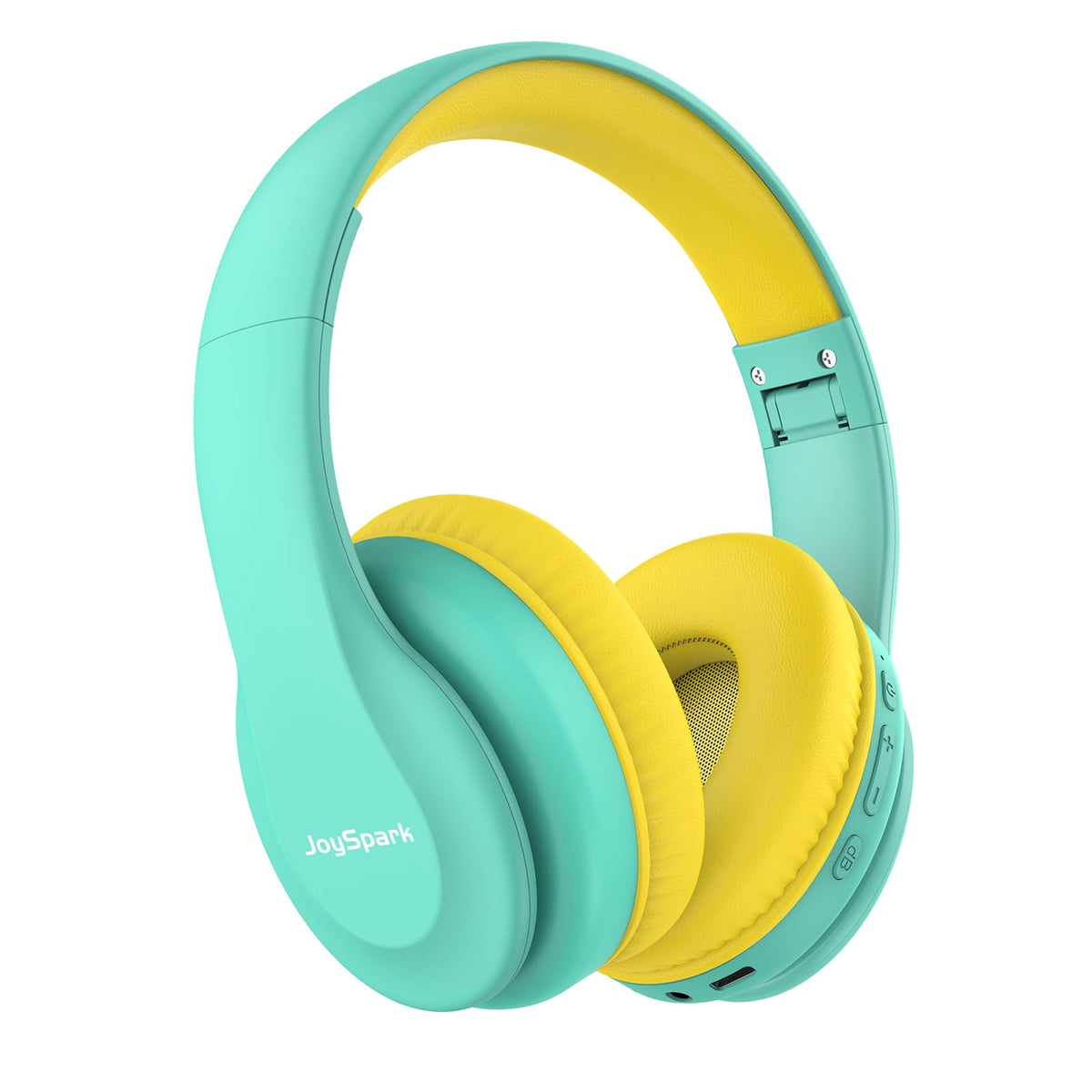 JoySpark Kids Bluetooth Headphones Over-Ear, 60Hrs, Built-in Mic-Purple