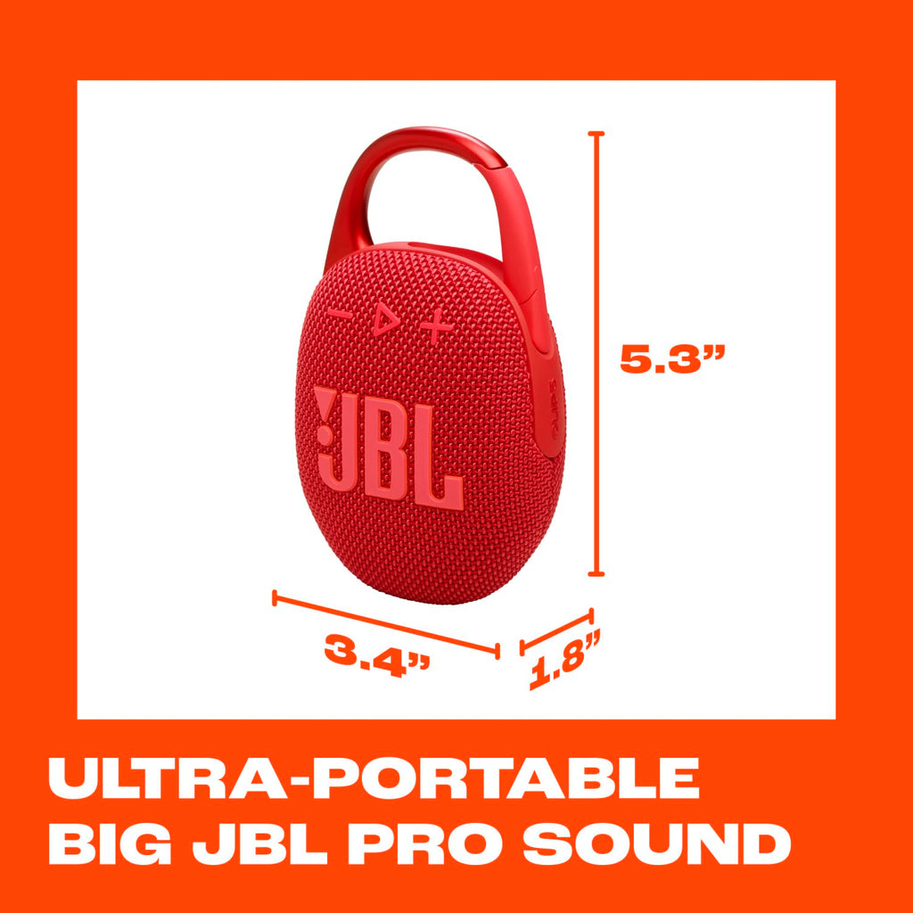 JBL Clip 5 - Ultra-Portable Waterproof Speaker - Sand
