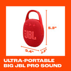 JBL Clip 5 - Ultra-Portable Waterproof Speaker - Sand