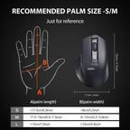 INPHIC Wireless Mouse Rechargeable, [Battery Level Visible], Silent Click USB 2.4G Cordless Mouse for Laptop PC Computer Tablets, 6 Buttons, 2400DPI 4 Adjustment Levels, Black